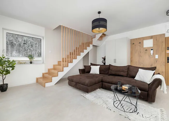 Dwupoziomowy W Wisle Z Widokiem Na Gory, Biurkiem I Klimatyzacja By Renters *